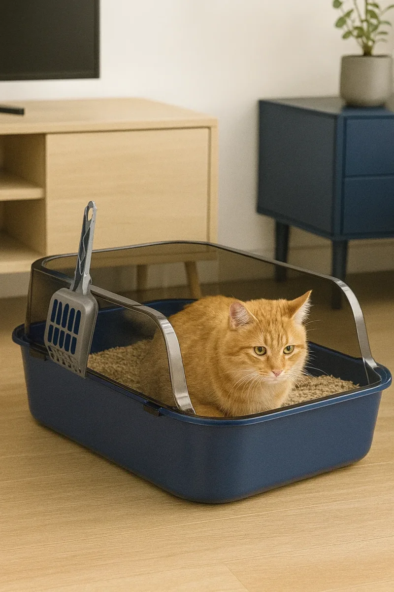 Bac à litière épais pour chat – Image 6