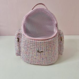 Eh Gia – Sac à dos/ventral Traveller Egg Pockets Chanel Rose 37/1