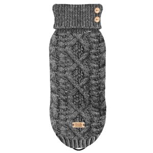 Milk&Pepper – Pull Irvin torsadé anthracite