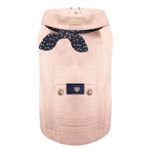 Milk and Pepper – Veste en jean rose Edwige