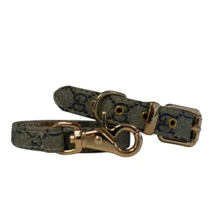 Bark by Dog – Ensemble collier et laisse Sofia Blue