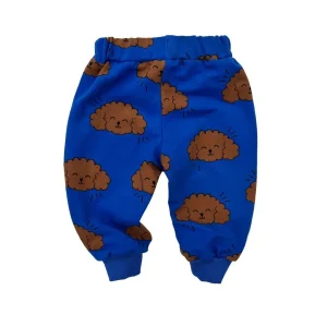 Jogging – molleton chien bleu
