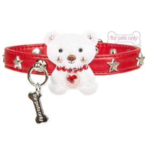 For Pets Only – Collier Rouge Christmas Bear