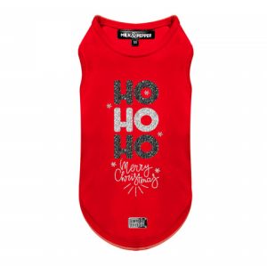 Milk&Pepper – T-shirt sweat Sven Ho Ho Ho Rouge